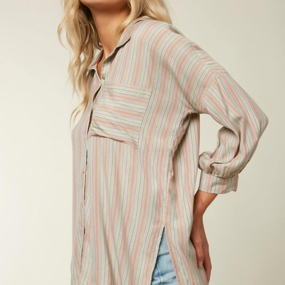 O'Neill Davis Woven Blouse Shirt S